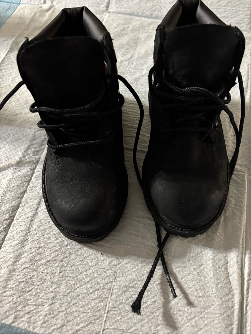Timberland Kids Black Lace-Up Workstyle Boots